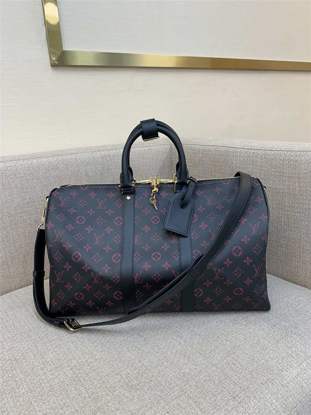 Louis Vuitton KEEPALL BANDOULIÈRE 45 M12441 size：45x27x20cm 2025 new 